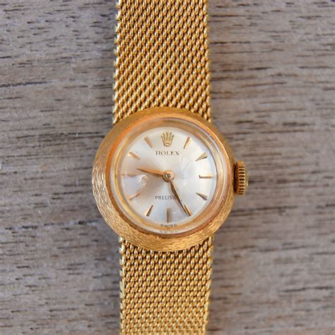 vintage gold watches ladies|vintage 18k gold ladies watch.